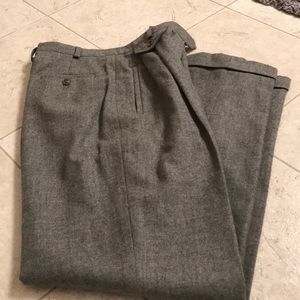 Gray dress pants.